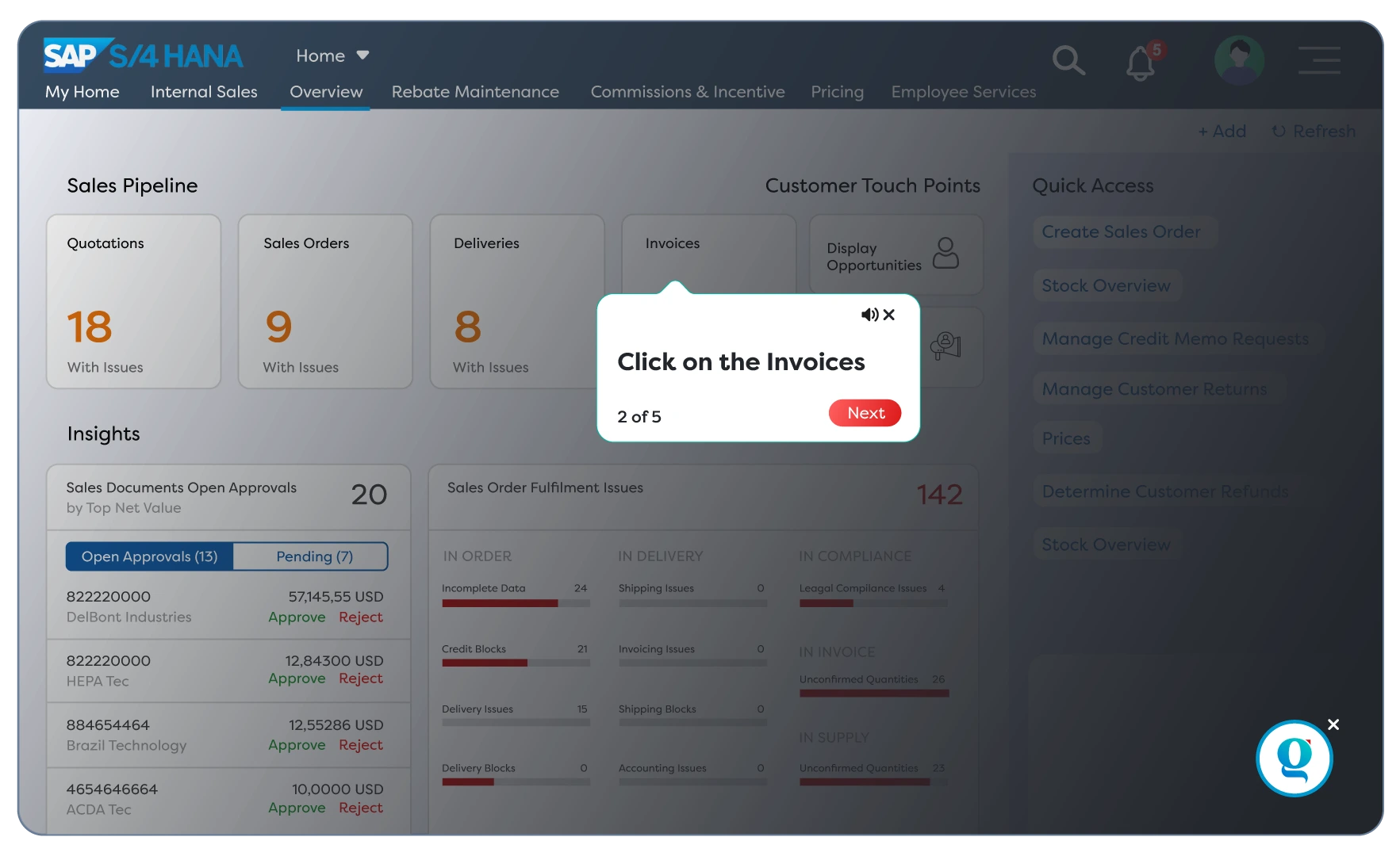 Process-Specific Walkthroughs